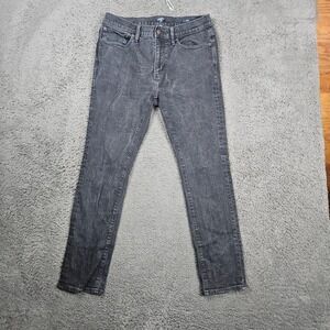 J Crew Flex Re-Imagined Slim‎ Fit Jeans Mens W32 L30 Black Wash Denim Pants